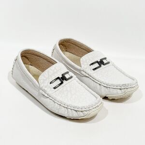 Boys Loafers Slip On Low Top Kids Comfort Party Lightweight Moccasins Sz 3.5